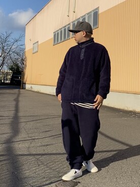 「TENBOX（テンボックス）のアイテム（スニーカー）」を使った、＝＝トム＝＝さん（メンズ・174cm）の冬コーディネート