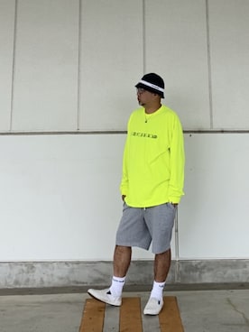 「TENBOX（テンボックス）のアイテム（スニーカー）」を使った、＝＝トム＝＝さん（メンズ・174cm）の夏コーディネート