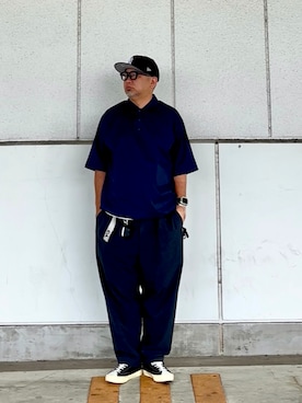 「アイテム（チノパンツ）」を使った、＝＝トム＝＝さん（メンズ・174cm）の夏コーディネート