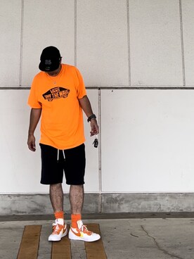 Vans バンズ のトップス オレンジ系 を使った人気ファッションコーディネート Wear