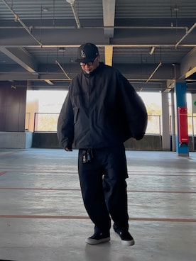 「Y-3（ワイスリー）のアイテム」を使った、＝＝トム＝＝さん（メンズ・174cm）の冬コーディネート