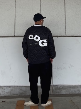 「アイテム（キャップ）」を使った、＝＝トム＝＝さん（メンズ・174cm）の冬コーディネート