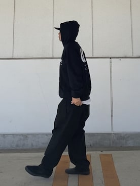 「TENBOX（テンボックス）のアイテム（スリッポン）」を使った、＝＝トム＝＝さん（メンズ・174cm）の秋コーディネート