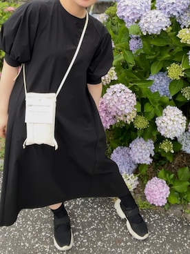 「BEAMS（ビームス）のアイテム（ワンピース/ドレス）」を使った、ぴでこさん（レディース・161cm）の秋コーディネート