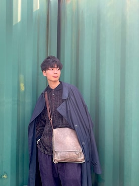 「ふるぎコーデ」｜おーさわえいじさん（メンズ・181cm）の春コーディネート