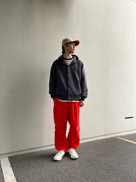 「SENSE OF PLACE by URBAN RESEARCH（センスオブプレイスバイアーバンリサーチ）のアイテム（スタジャン）」を使った、ぺいさん（メンズ・173cm）の冬コーディネート