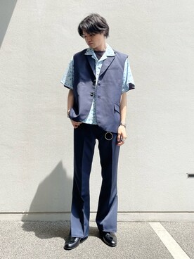 ぺいさん（メンズ・173cm）の春コーディネート