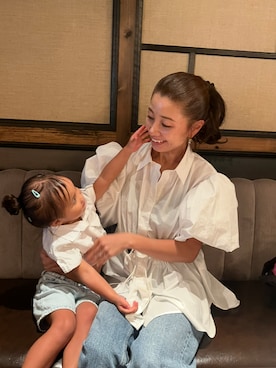 「ZARA KIDSのアイテム」を使った、MARI.Hさん（レディース・162cm）の冬コーディネート