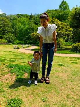 「URBAN RESEARCH（アーバンリサーチ）のアイテム（ピアス（両耳用））」を使った、MARI.Hさん（レディース・161cm）の夏コーディネート