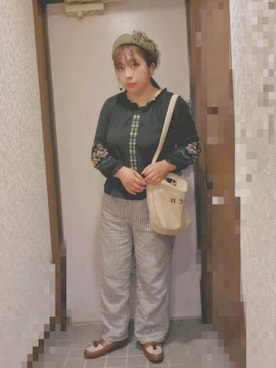 ゆんさん（レディース・154cm）の秋コーディネート