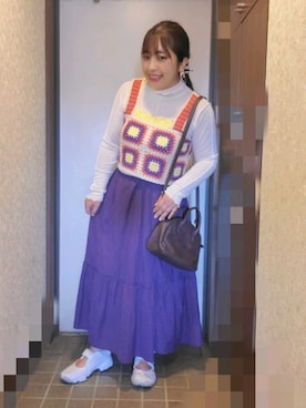 ゆんさん（レディース・154cm）の秋コーディネート