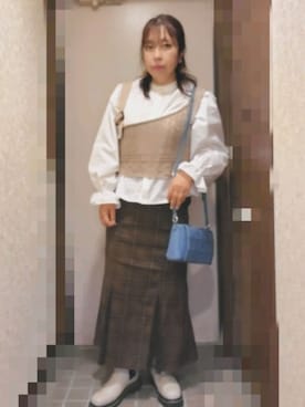 ゆんさん（レディース・154cm）の秋コーディネート