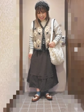 ゆんさん(レディース・154cm)の春コーディネート