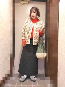 「キルトスカート」｜ゆんさん（レディース・154cm）の秋コーディネート