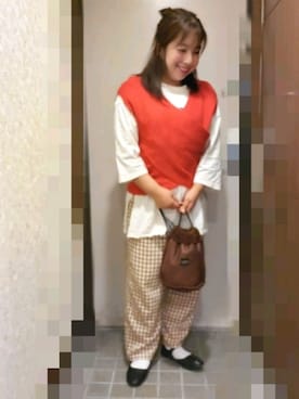 ゆんさん（レディース・154cm）の秋コーディネート