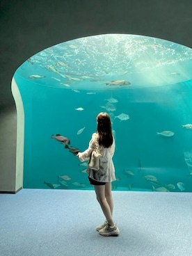 茉さん（レディース・159cm）の秋コーディネート