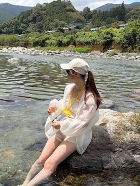 茉さん(レディース・159cm)の夏コーディネート
