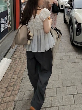 茉さん（レディース・159cm）の夏コーディネート