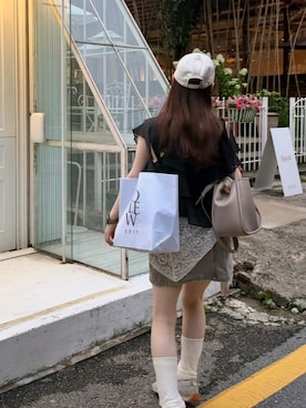 茉さん(レディース・159cm)の夏コーディネート