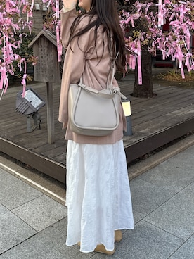 茉さん（レディース・159cm）の冬コーディネート