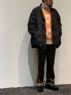 「WHITE MOUNTAINEERING（ホワイトマウンテニアリング）のアイテム」を使った、minamiさん（メンズ・173cm）の秋コーディネート