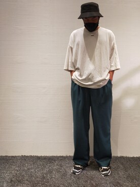 「B'2nd（ビーセカンド）のアイテム（パンツ）」を使った、minamiさん（メンズ・173cm）の夏コーディネート