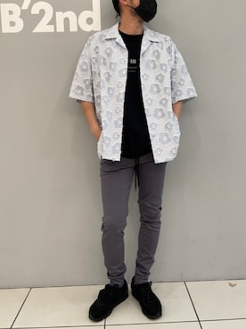 「surt（サート）のアイテム」を使った、minamiさん（メンズ・173cm）の春コーディネート