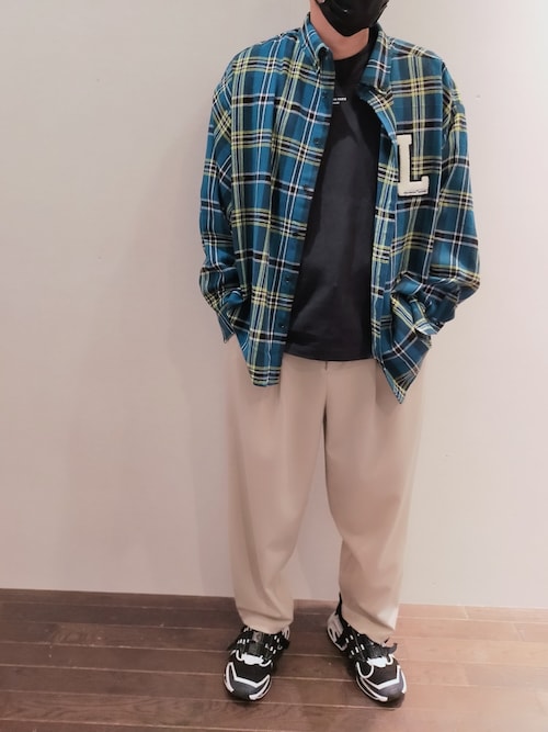 セール】LUSOR（ルーソル）Wappen SHIRTS ワッペンチェックシャツ