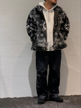 「LUSOR（ルーソル）のアイテム（ジャケット/アウター）」を使った、minamiさん（メンズ・173cm）の秋コーディネート