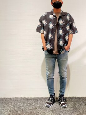 「surt（サート）のアイテム」を使った、minamiさん（メンズ・173cm）の夏コーディネート