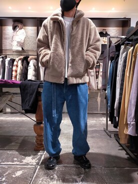 「LUSOR（ルーソル）のアイテム（ジャケット/アウター）」を使った、minamiさん（メンズ・173cm）の秋コーディネート
