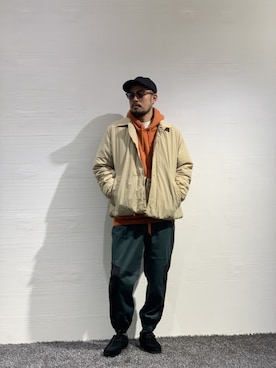 「B'2nd（ビーセカンド）のアイテム（パンツ）」を使った、minamiさん（メンズ・173cm）の秋コーディネート