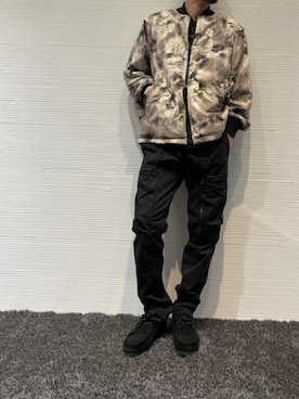 「WHITE MOUNTAINEERING（ホワイトマウンテニアリング）のアイテム」を使った、minamiさん（メンズ・173cm）の秋コーディネート
