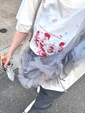 「WHIMSIC（ウィムジック）のアイテム」を使った、うるりらさん（レディース・163cm）の夏コーディネート