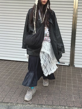 「アイテム（ソックス/靴下）」を使った、うるりらさん（レディース・163cm・20代）の冬コーディネート