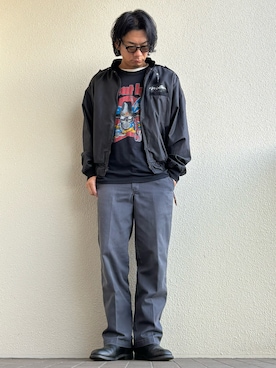 「アメカジ」｜やっきーさん（メンズ・175cm）の冬コーディネート