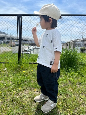 「EDWIN（エドウィン）のアイテム」を使った、ＫＫさん（キッズ・90cm）の春コーディネート