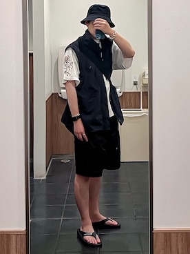 ゐをりさん（メンズ・171cm）の夏コーディネート