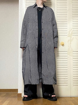 「th（ティー エイチ）のアイテム（トップス）」を使った、ゐをりさん（メンズ・171cm）の秋コーディネート