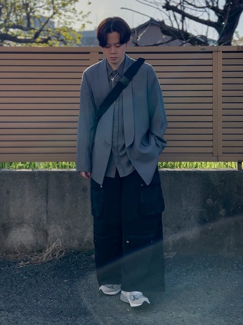 LIDNM（リドム）の「MINIMAL SHAWL COLLAR JK（テーラード