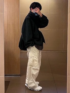 「coen」｜「アイテム（ブルゾン）」を使った、ゐをりさん（メンズ・171cm）の春コーディネート