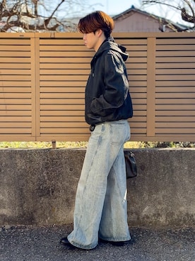 「ete（エテ）のアイテム」を使った、ゐをりさん（メンズ・171cm）の冬コーディネート