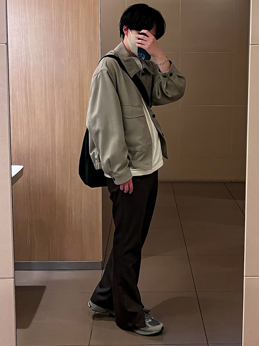 WYM LIDNM（ウィム バイ リドム）の「PE W-POCKET WIDE BLOUSON