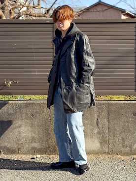 ゐをりさん(メンズ・171cm)の冬コーディネート