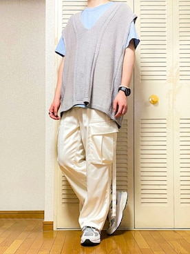 ゐをりさん（メンズ・171cm）の夏コーディネート