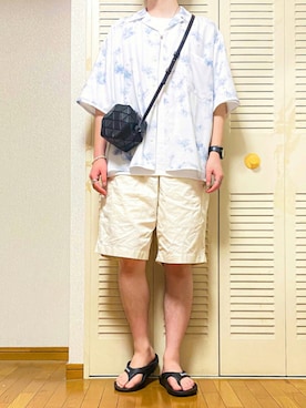ゐをりさん（メンズ・171cm）の夏コーディネート