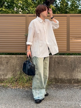 「アイテム（イヤリング）」を使った、ゐをりさん（メンズ・171cm）の秋コーディネート