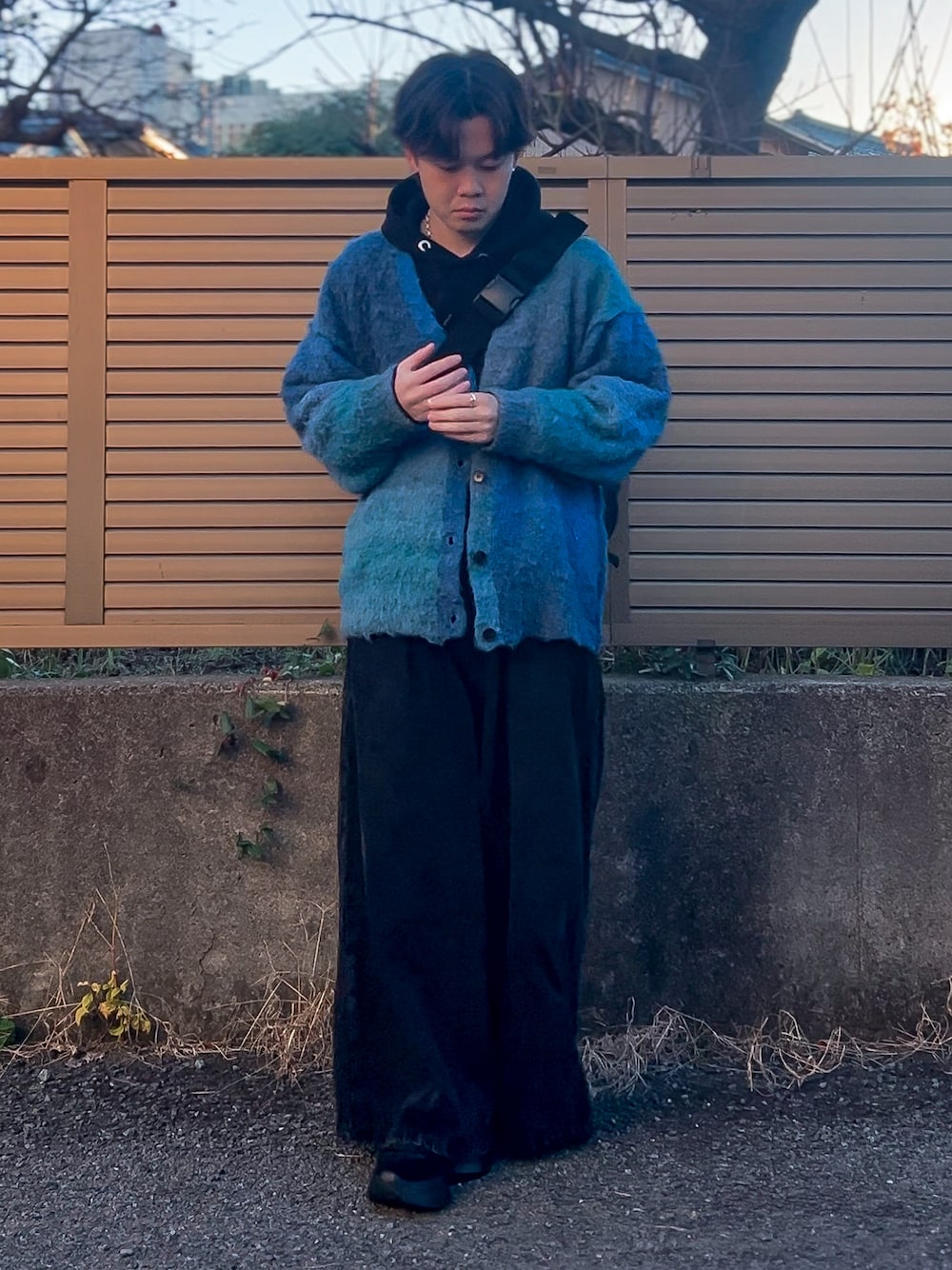 最終値下げ！MAISON SPECIAL グラデーションニットカーディガン 川口春奈【MAISON SPECIAL】グラデーションループシャギーニット