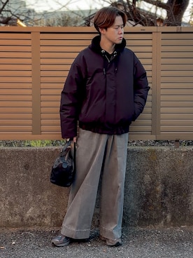 ゐをりさん（メンズ・171cm）の冬コーディネート