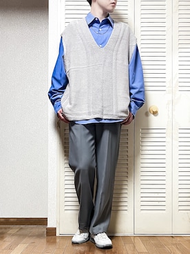 ゐをりさん（メンズ・171cm）の秋コーディネート